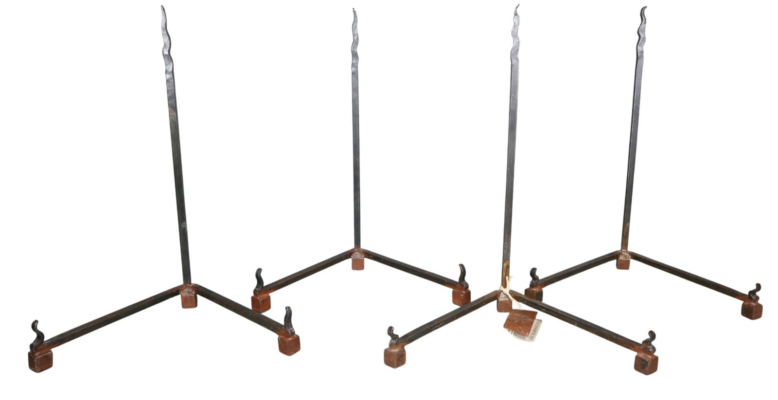 Set of 4 Jan Barboglio wrought iron easels (1 of 10)