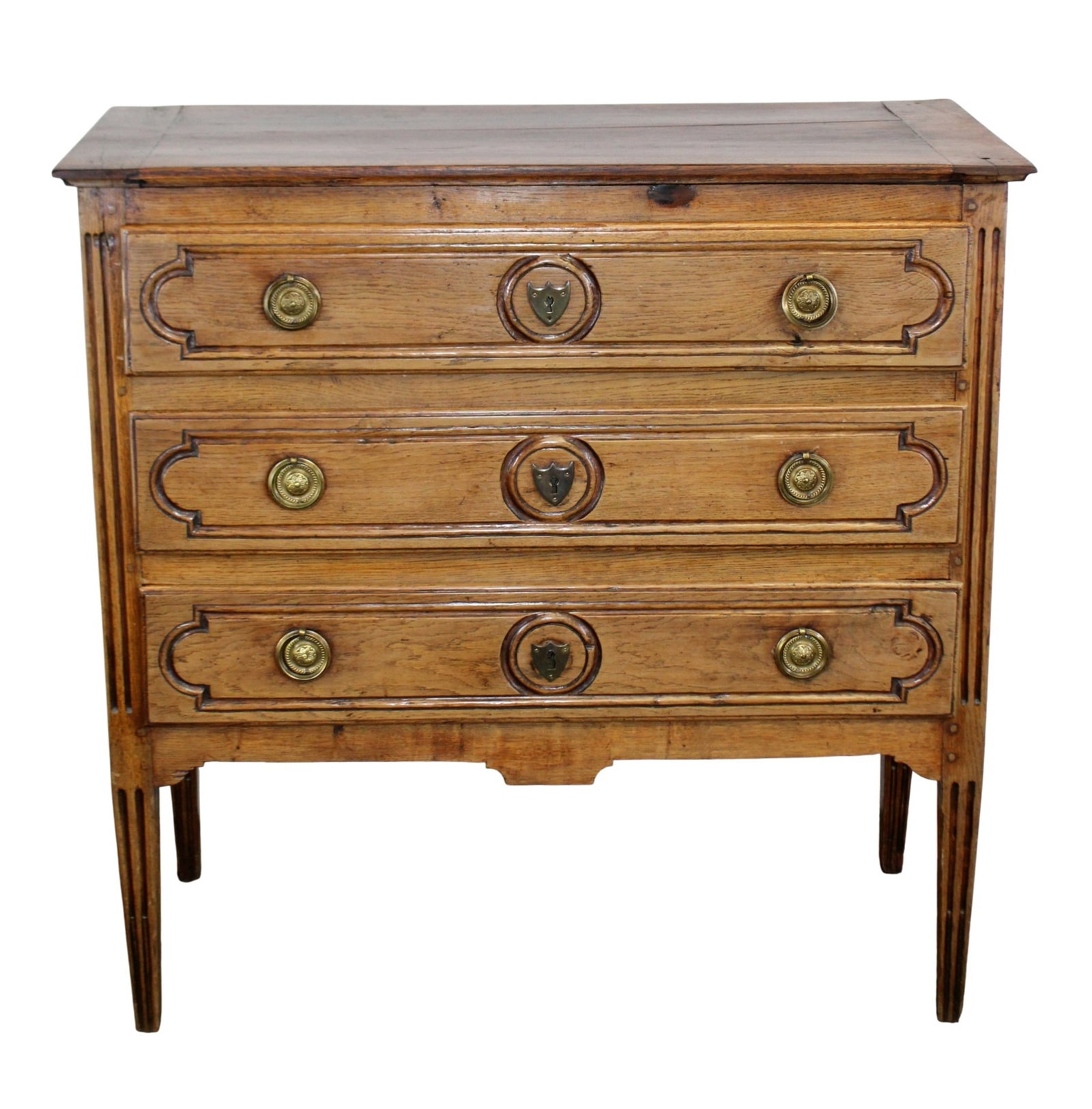 French Louis XVI style 3 drawer commode (1 of 10)