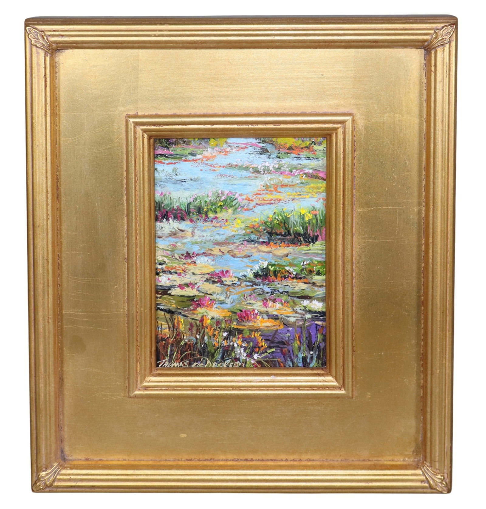 Oil on board painting "Pond Colors" (1 of 6)