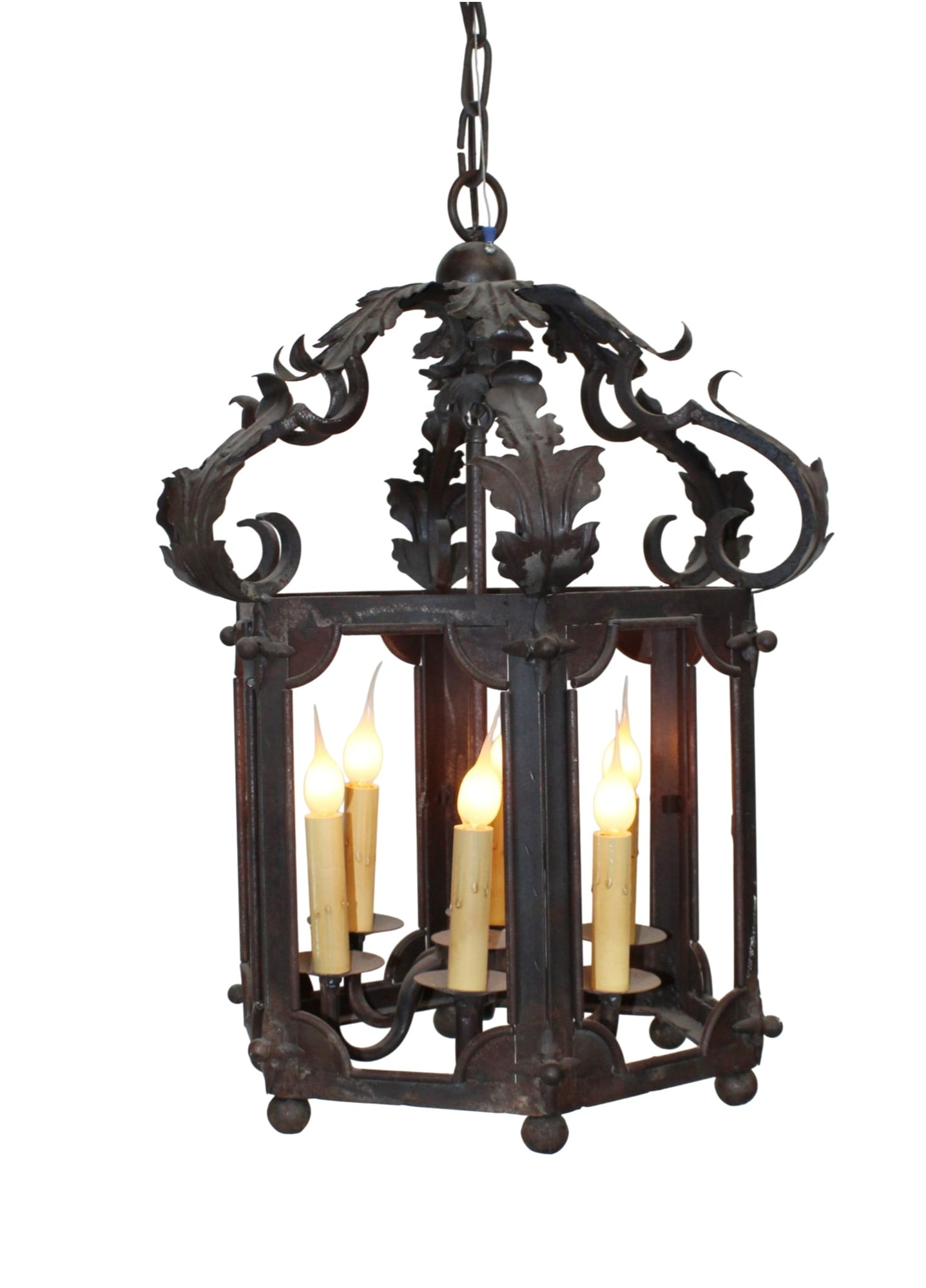 Designs by Bree Inc, Astor square lantern, 6 sides: Designs by Bree Inc, Astor square lantern, 6 sides. 24"h x 17"w