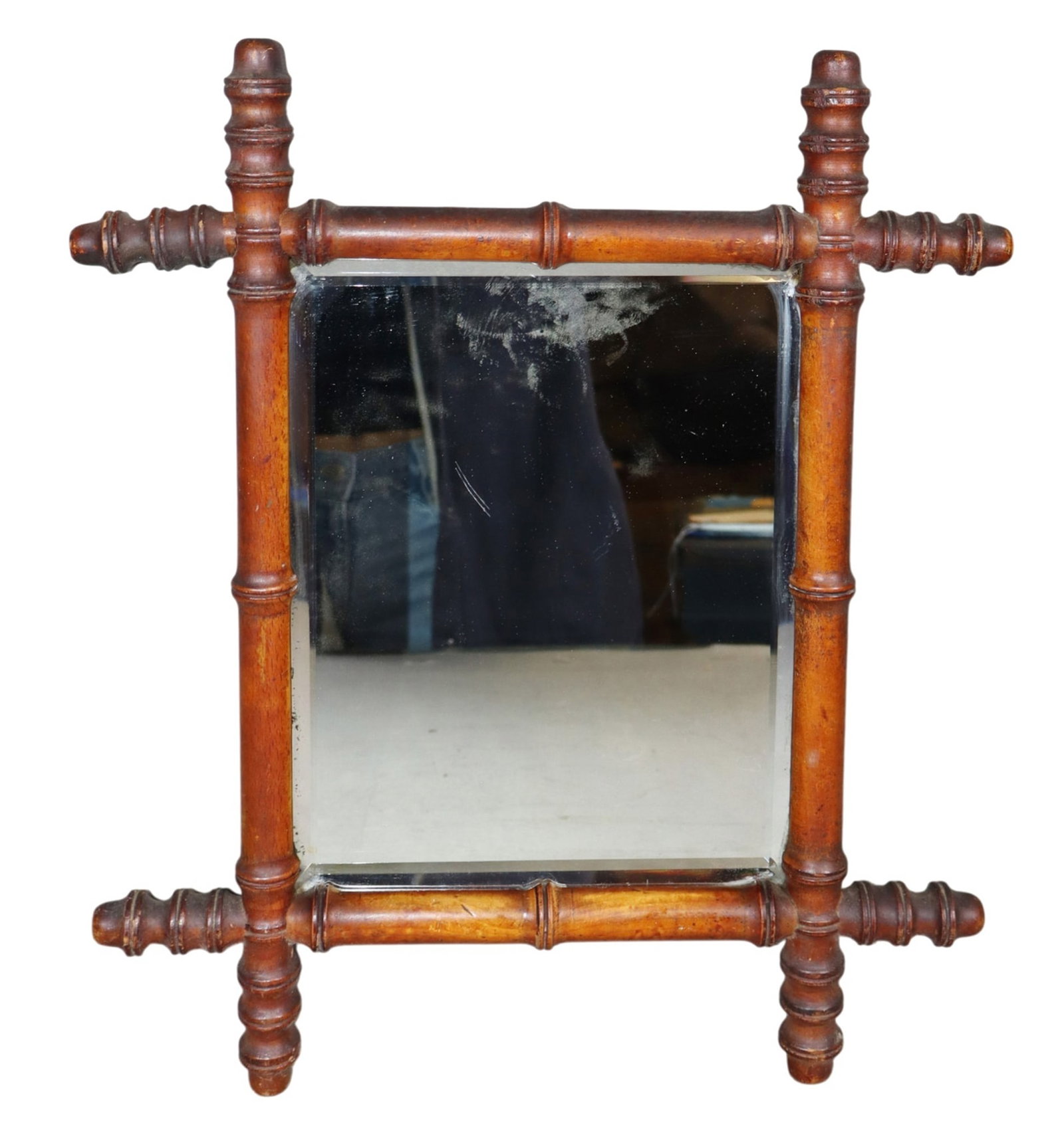 French faux bamboo mirror (1 of 6)