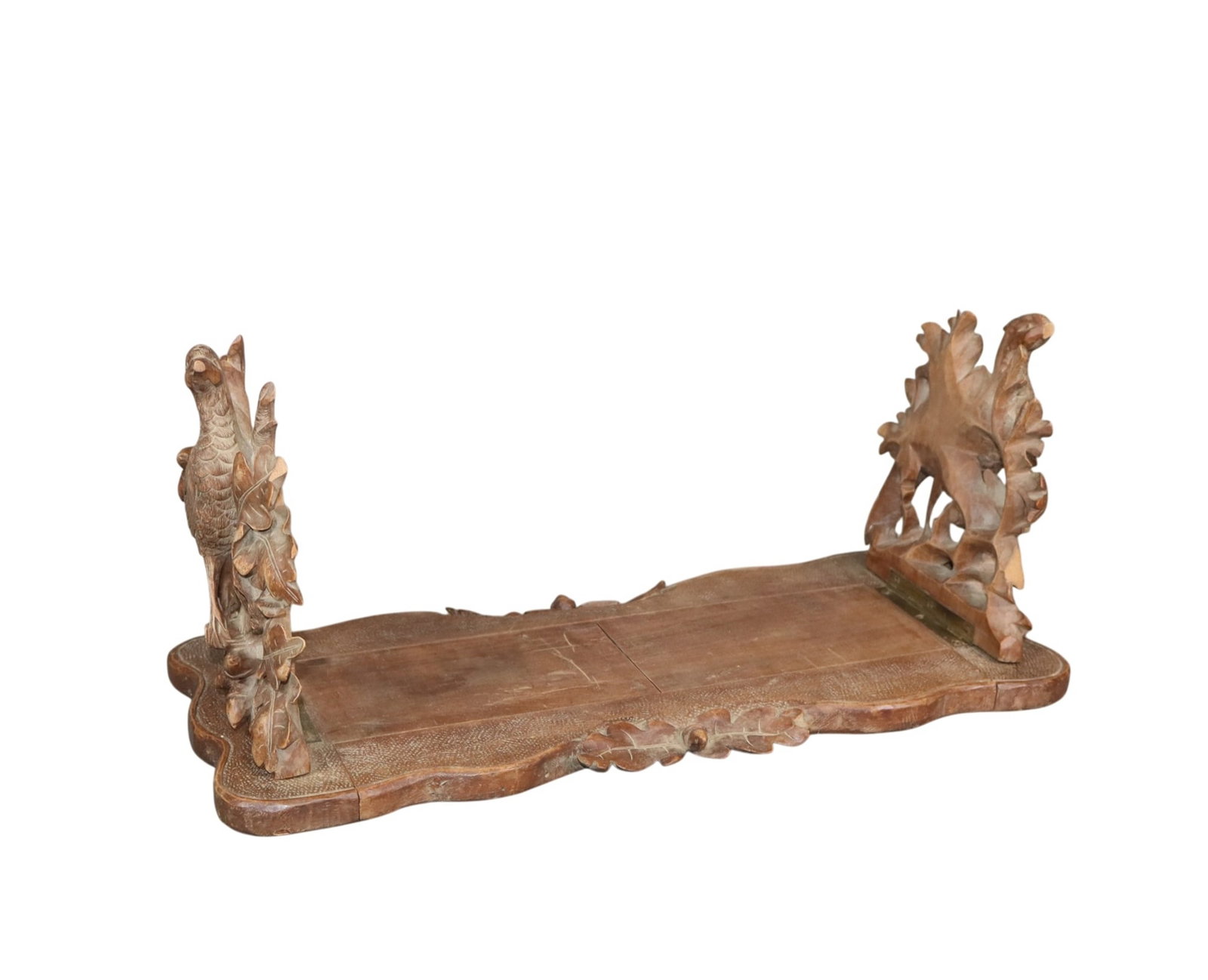 Black Forest pierce carved adjustable book rest with pheasants (1 of 9)