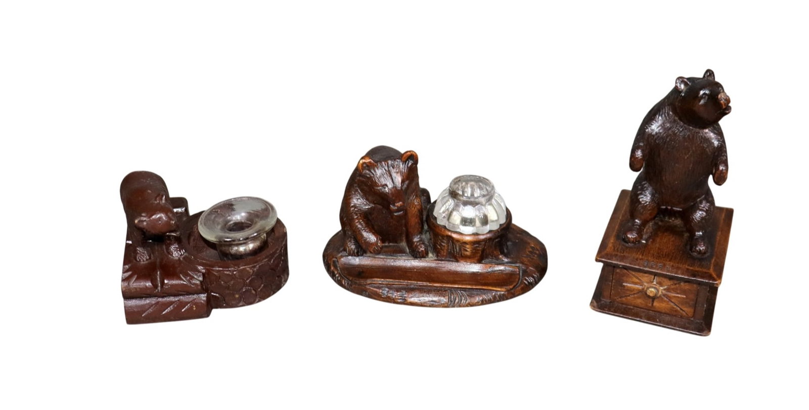 Lot of 3 Swiss Black Forest pieces with bears (1 of 18)