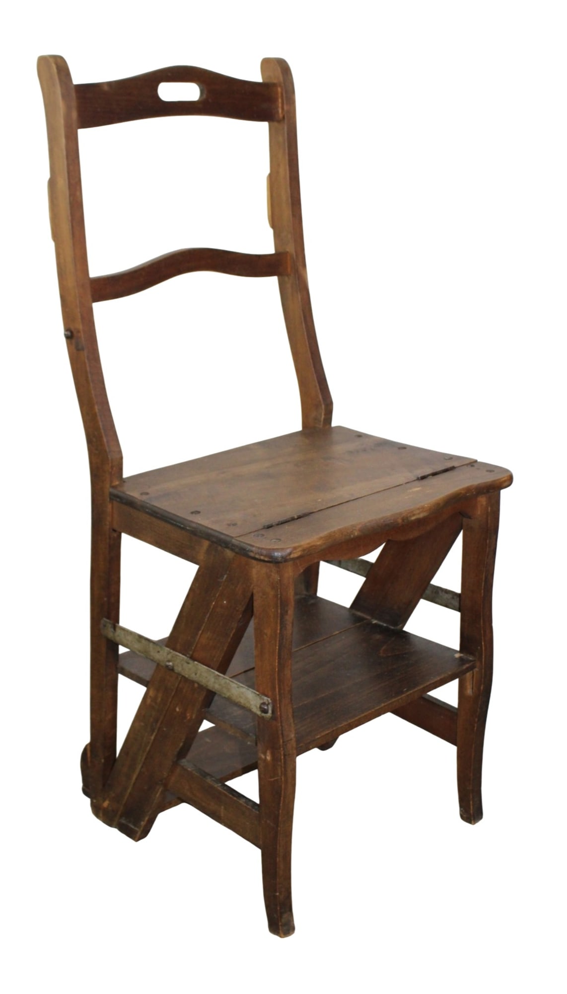 French convertible folding library ladder chair (1 of 7)