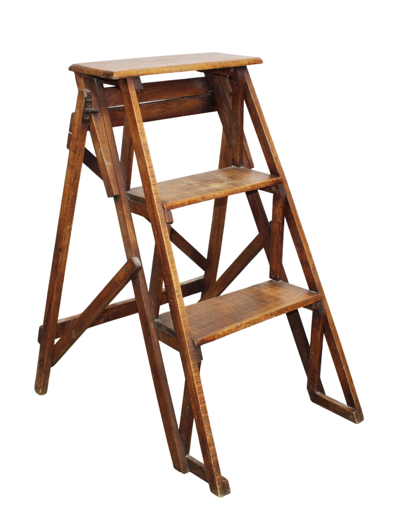 French petite folding 3-step ladder (1 of 8)