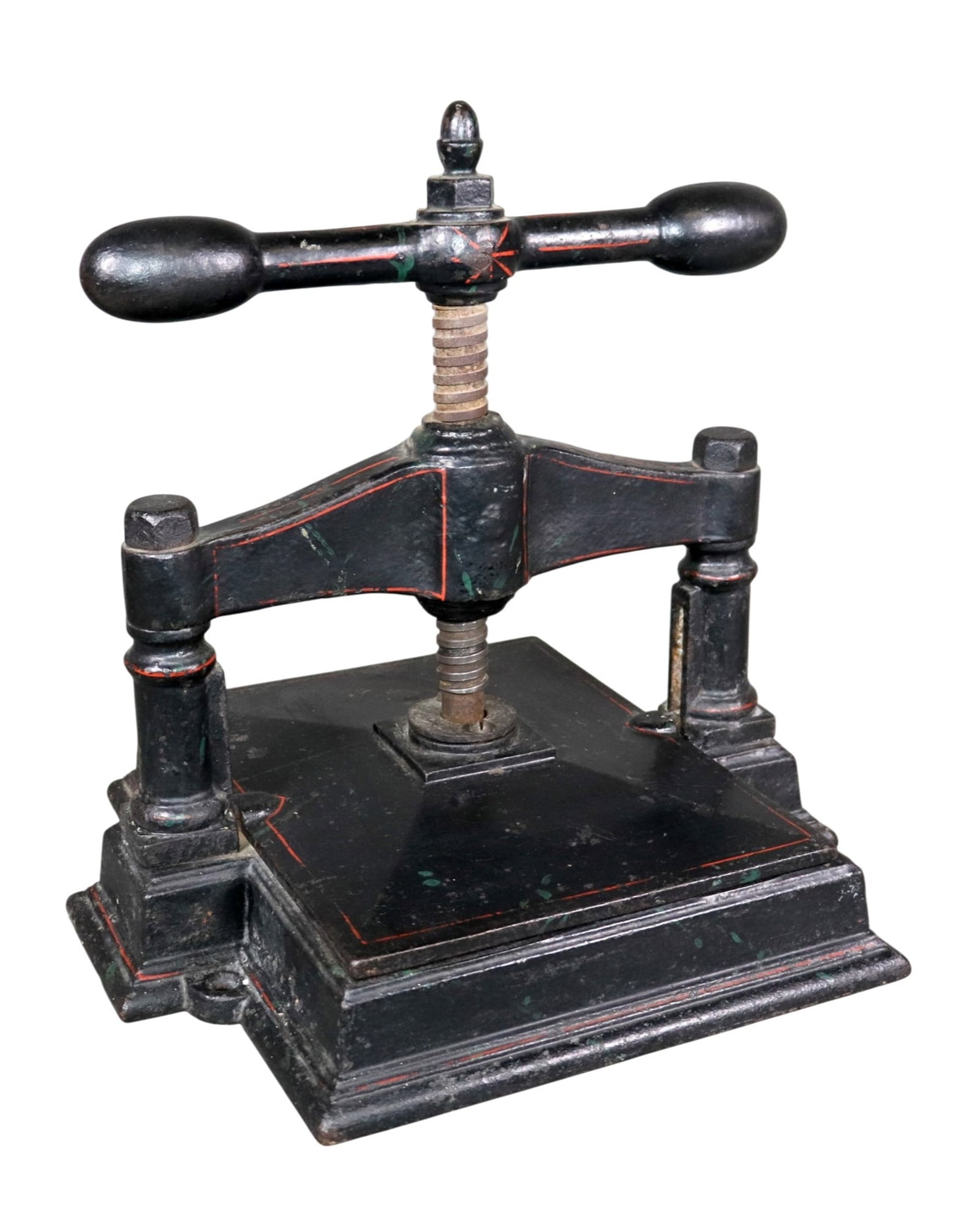 French cast iron book press with painted finish (1 of 9)