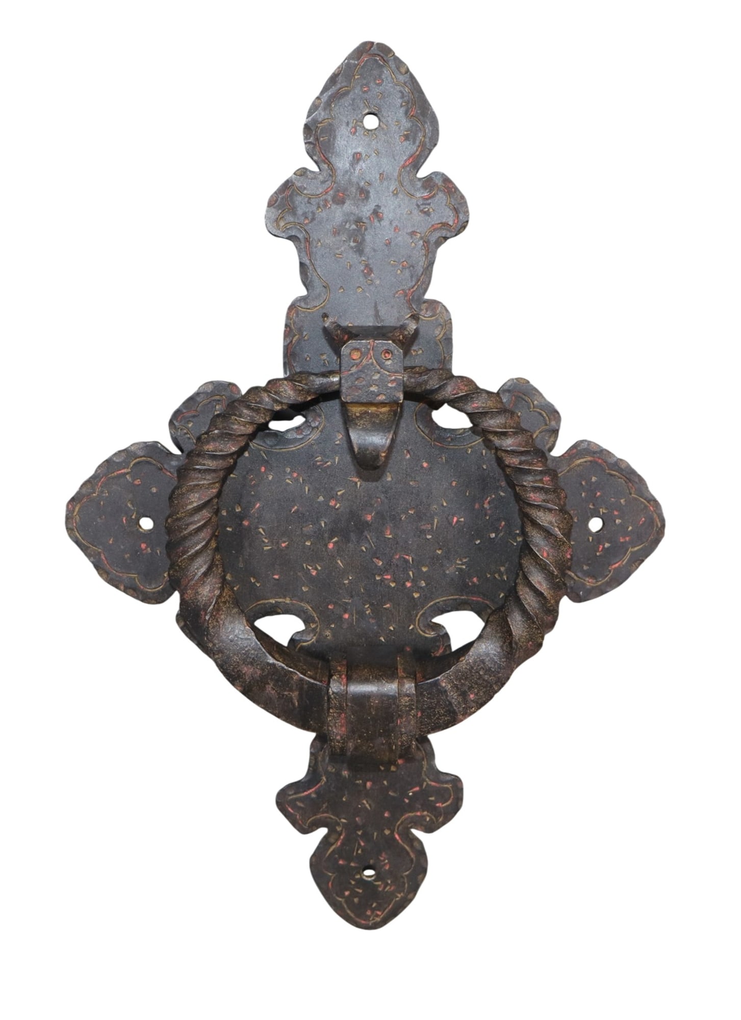 Fersa Hardware Spanish iron door knocker with animal face (1 of 7)