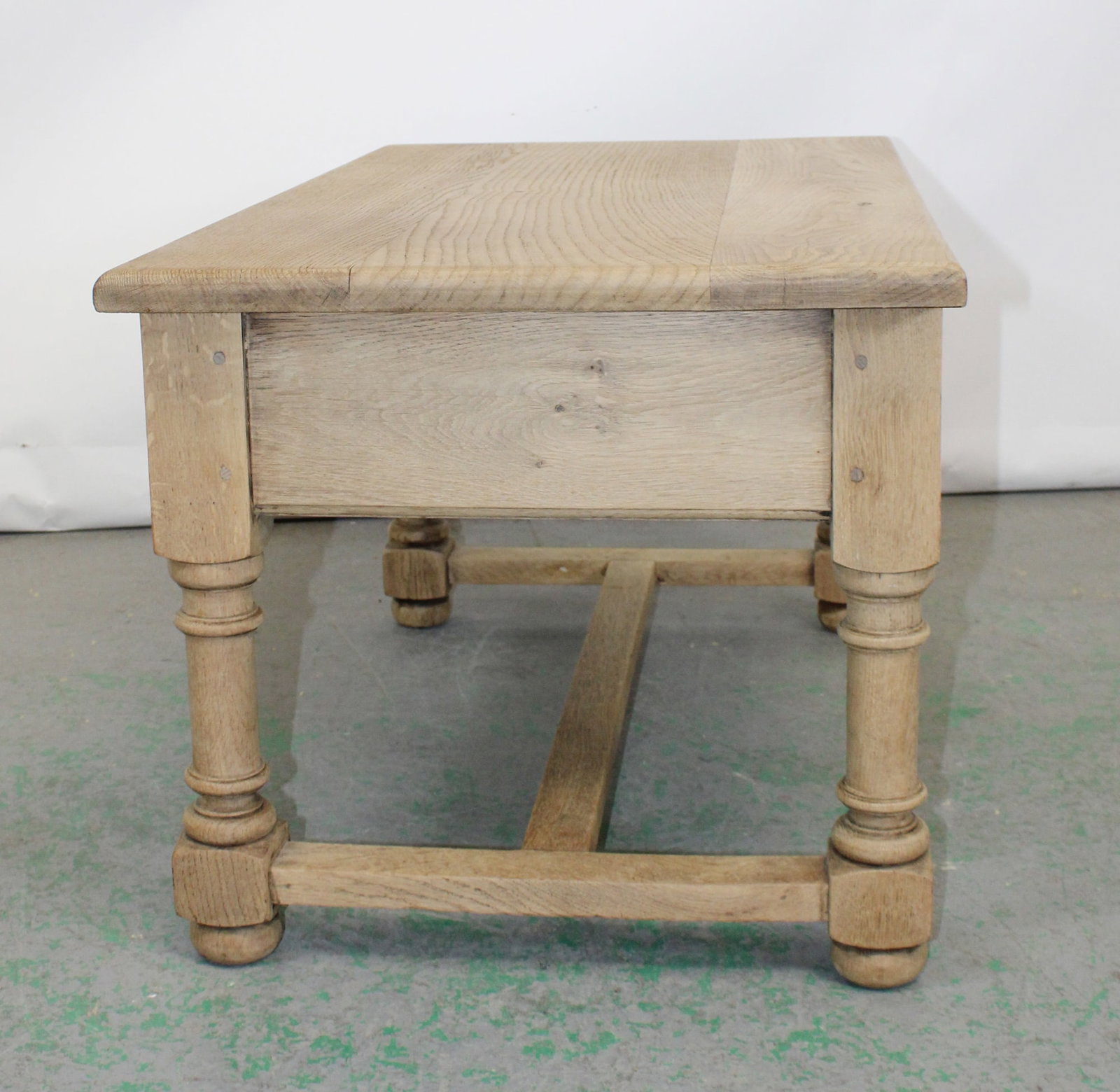 French bleached oak coffee table - 5