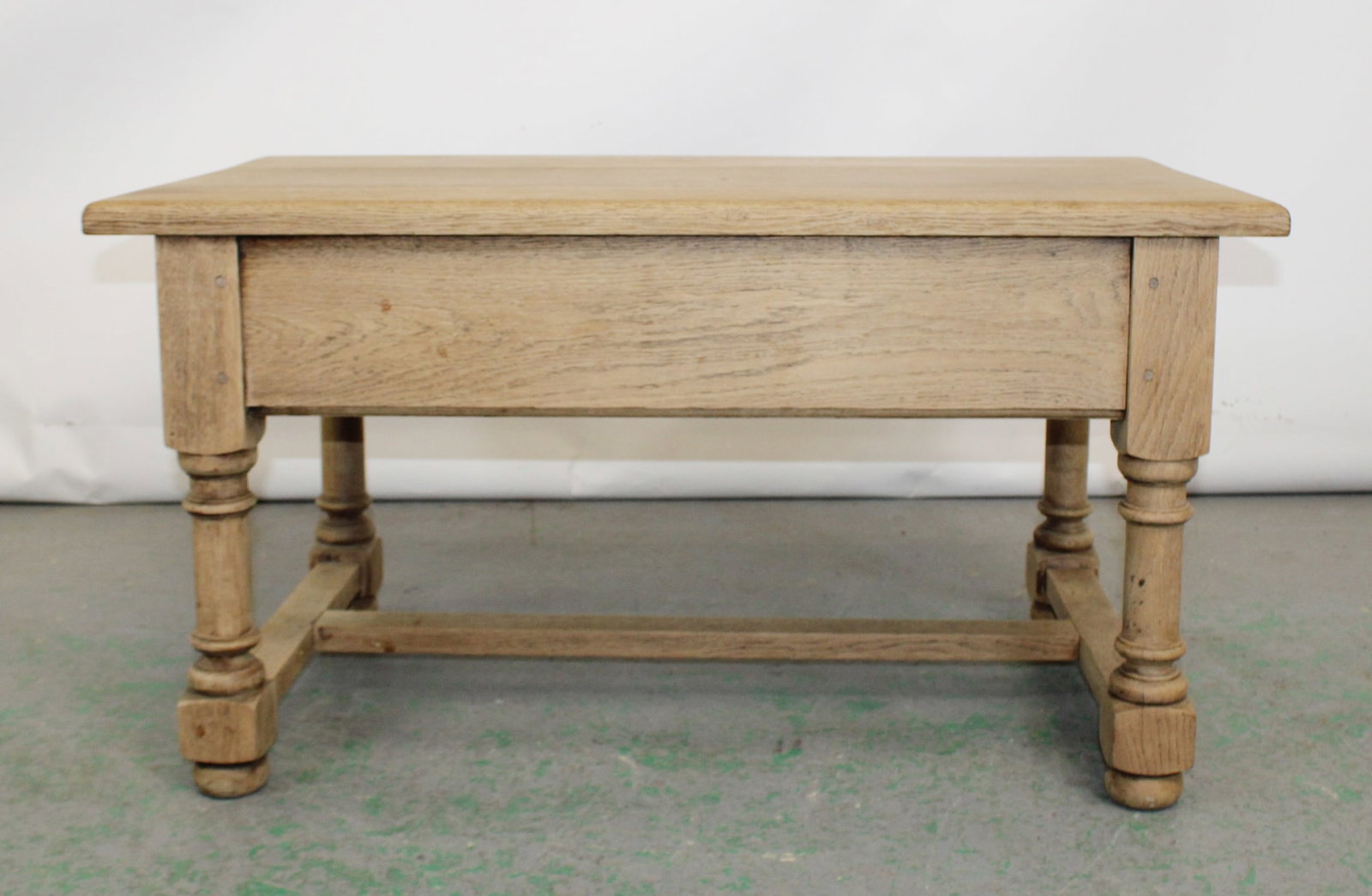French bleached oak coffee table - 6