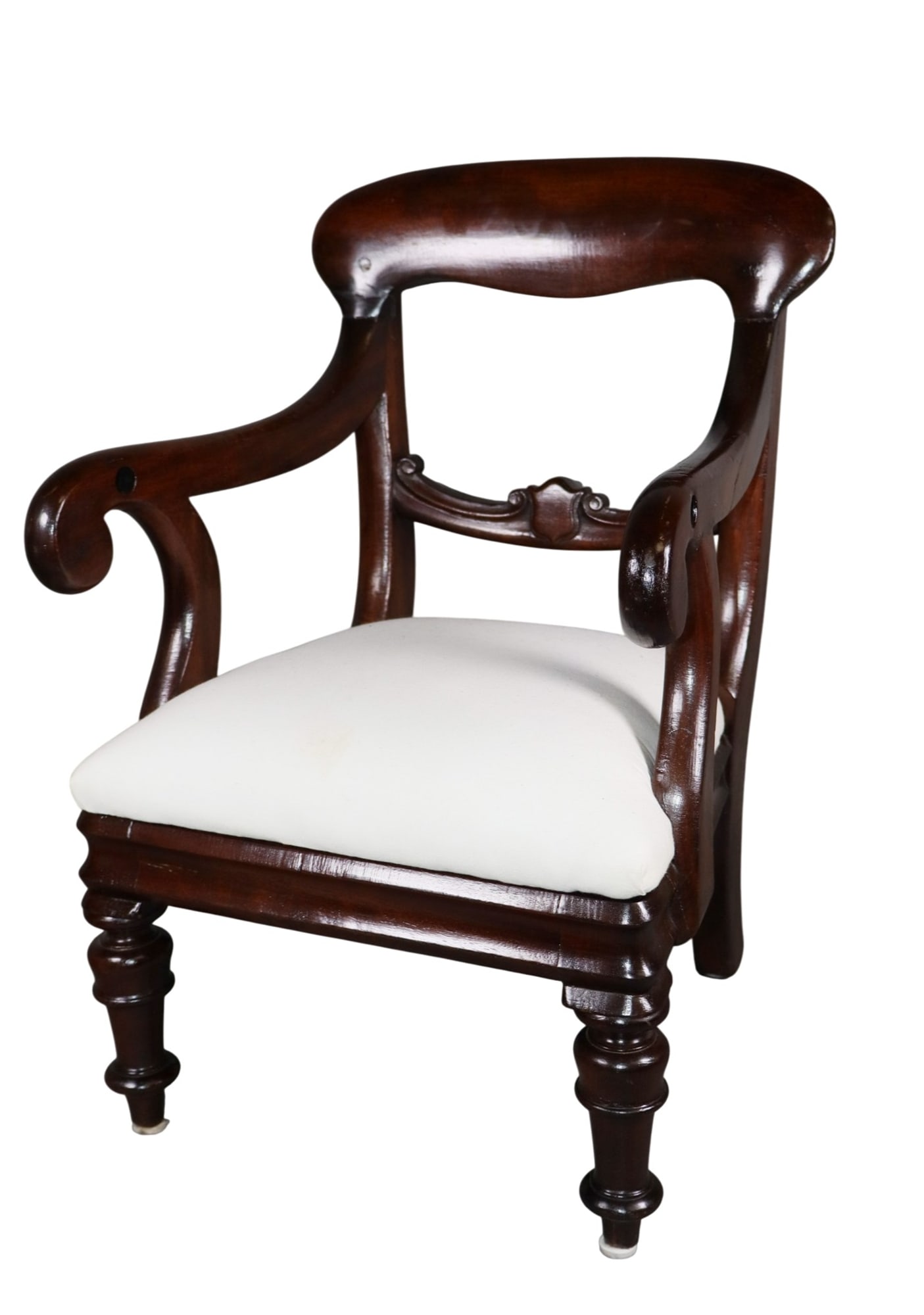 English Regency style child's chair in mahogany (1 of 8)