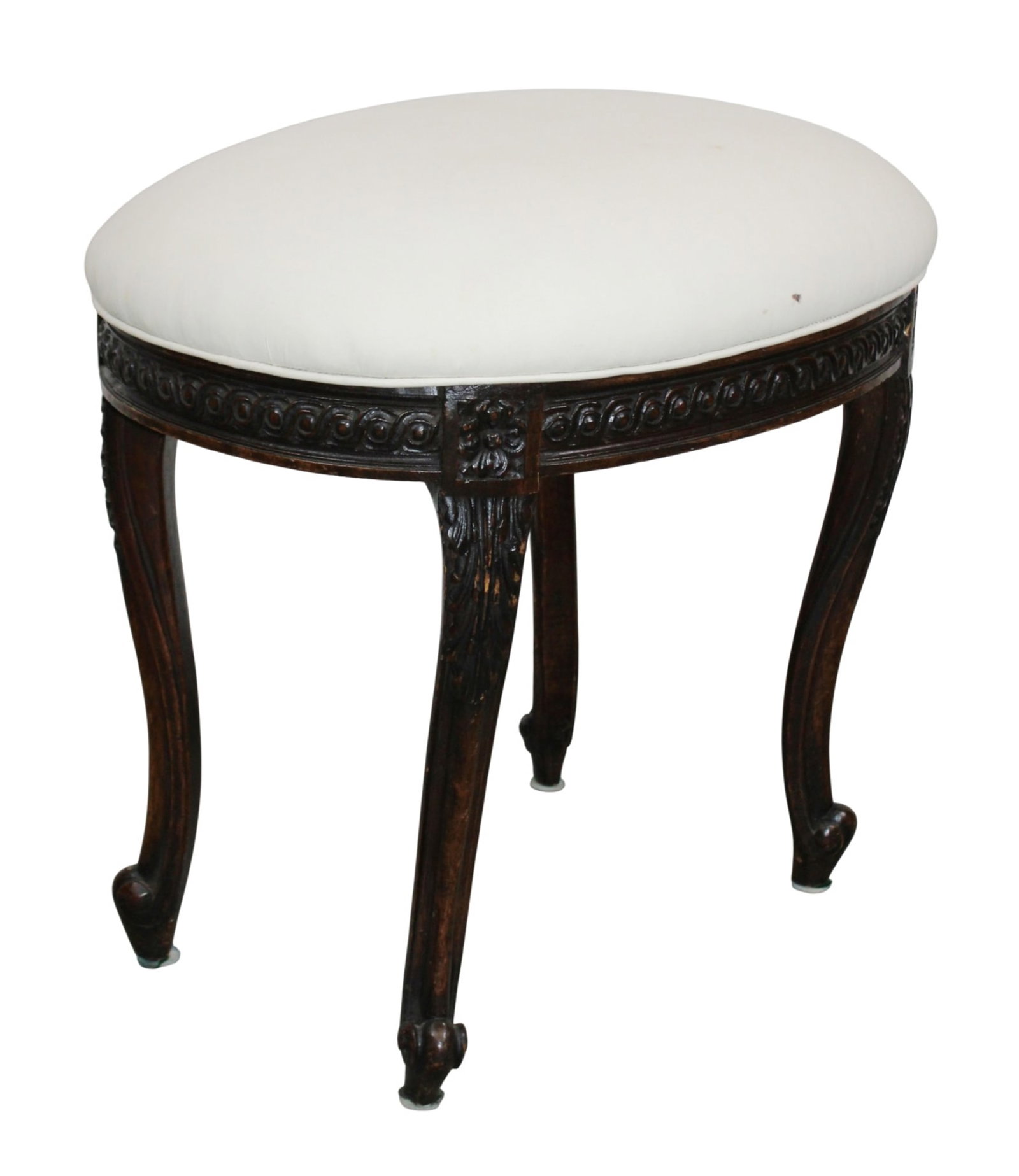 French Louis XVI style oval footstool (1 of 6)