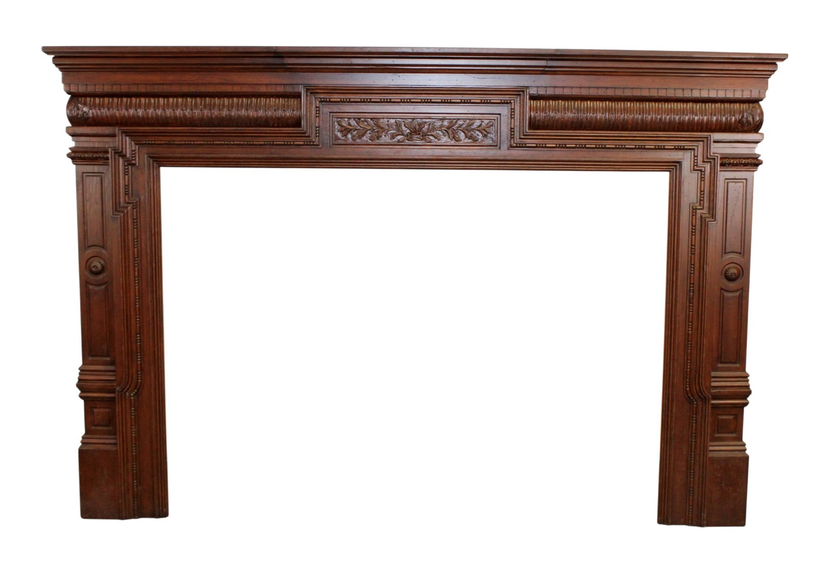 Gregor's Studios Commodore fireplace mantel in pine with a custom finish (1 of 9)
