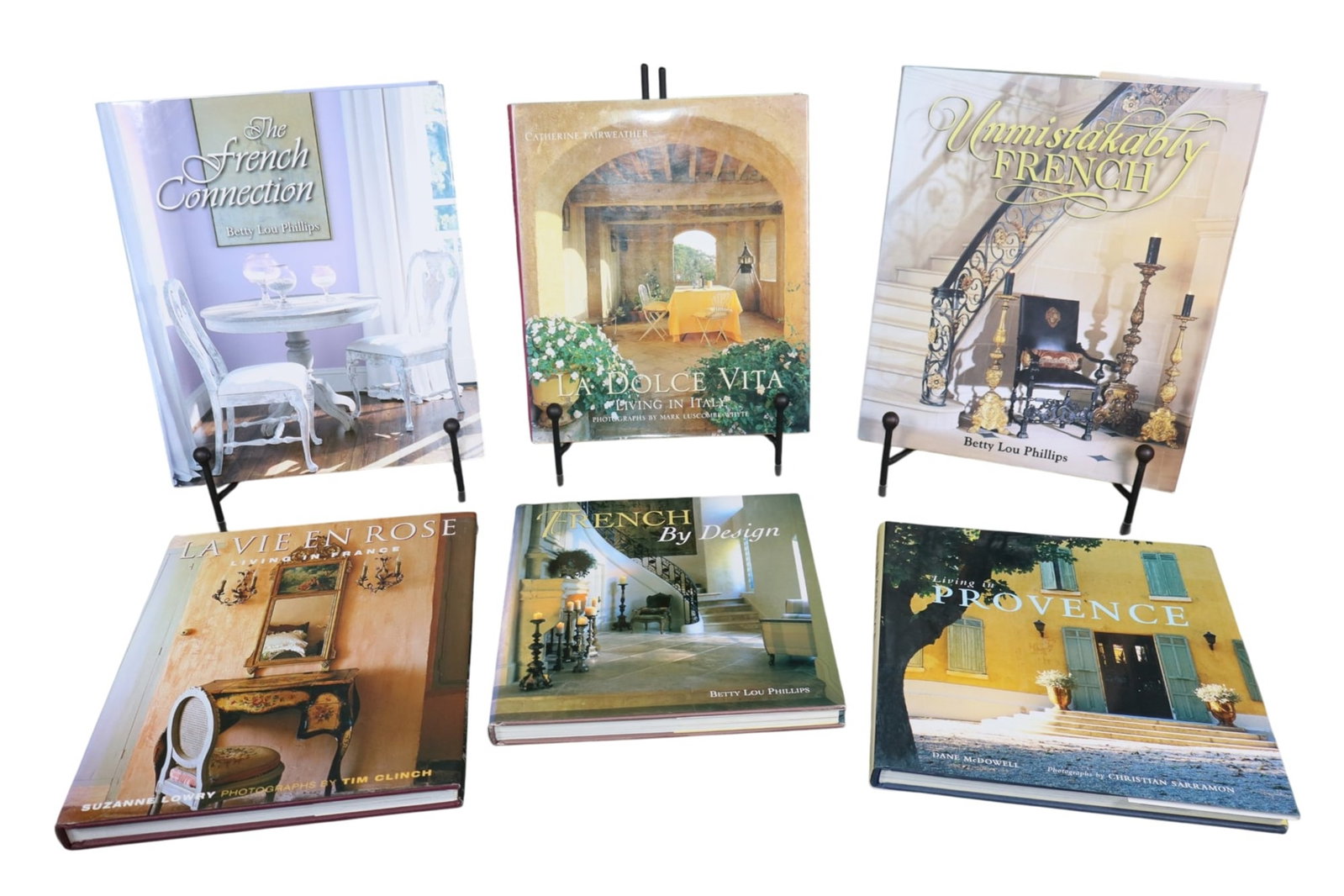 Set of 6 books on French and Italian design (1 of 4)