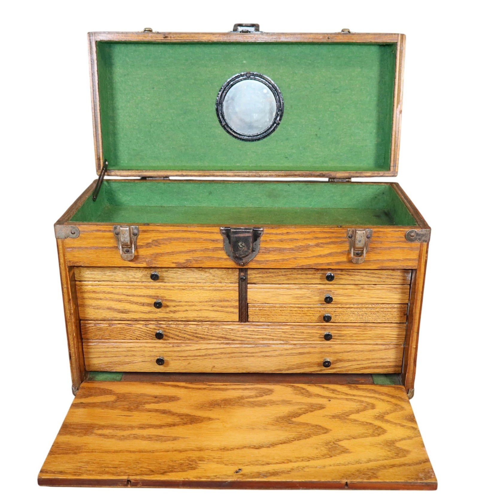 American machinist tool box in oak (1 of 11)