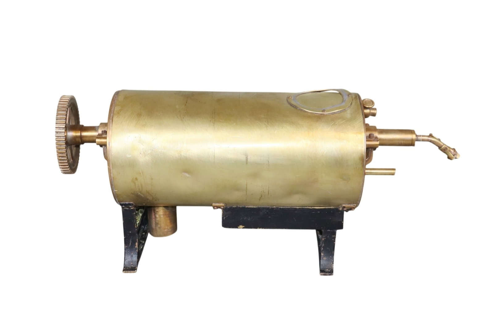 Salesman sample of steam boiler in brass (1 of 9)