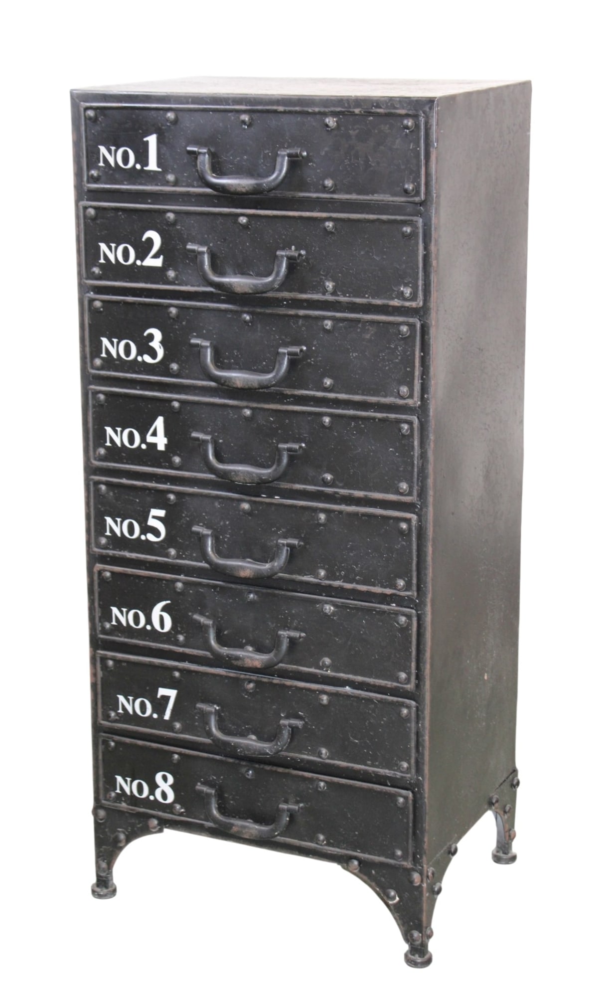 Industrial style 8 drawer cabinet (1 of 8)