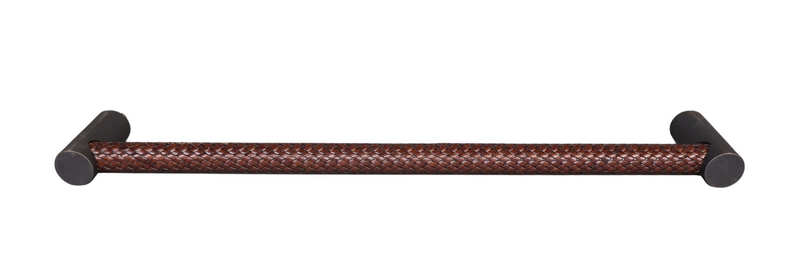 Rocky Mountain Hardware solid bronze pull with leather wrap. (1 of 5)