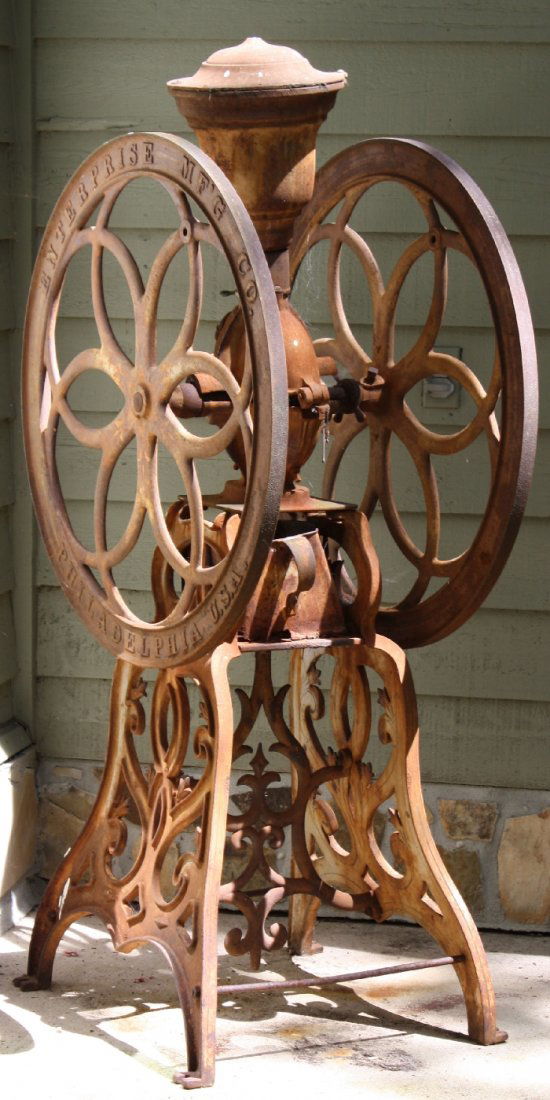 Unrestored Enterprise coffee grinder floor model 218 Aug 18, 2013