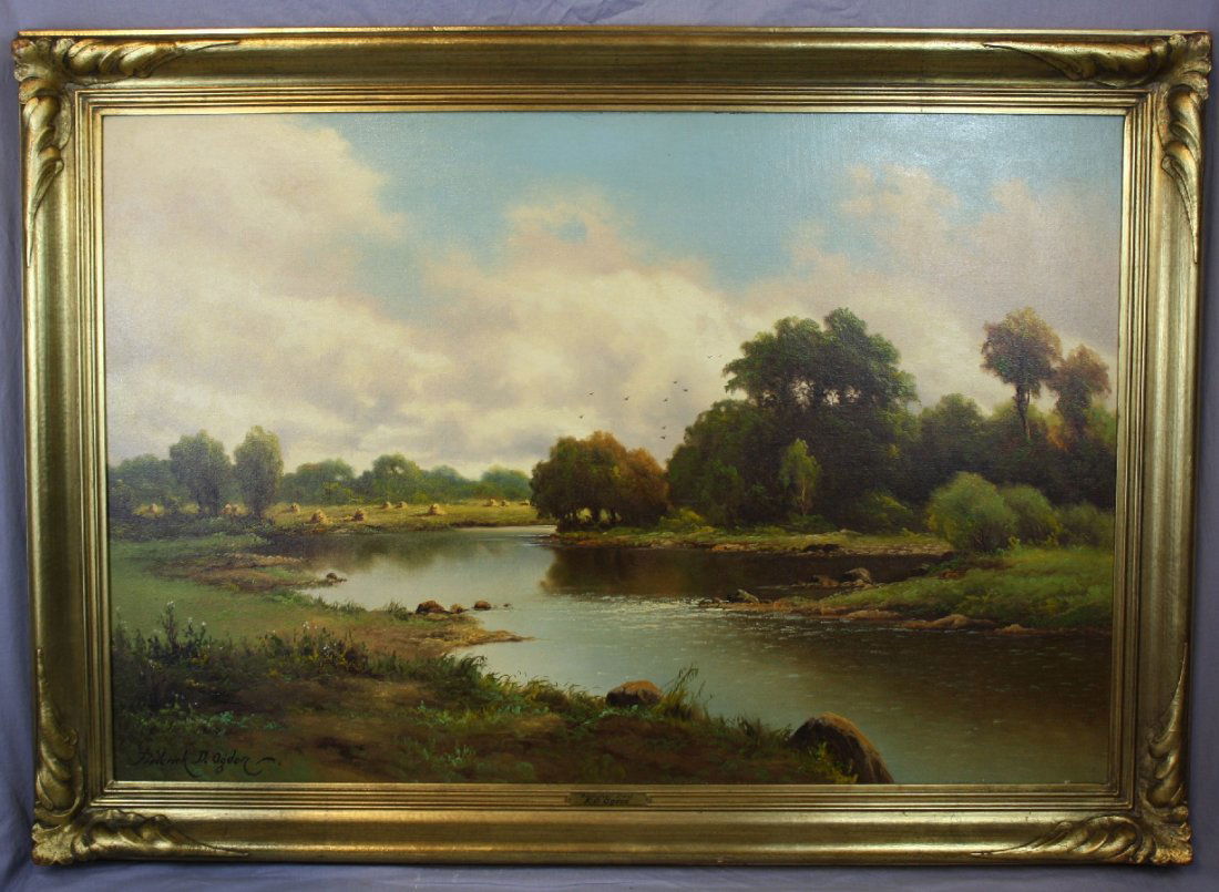 Frederick D. Ogden (18921948) Oil on board landscape Aug 16, 2014