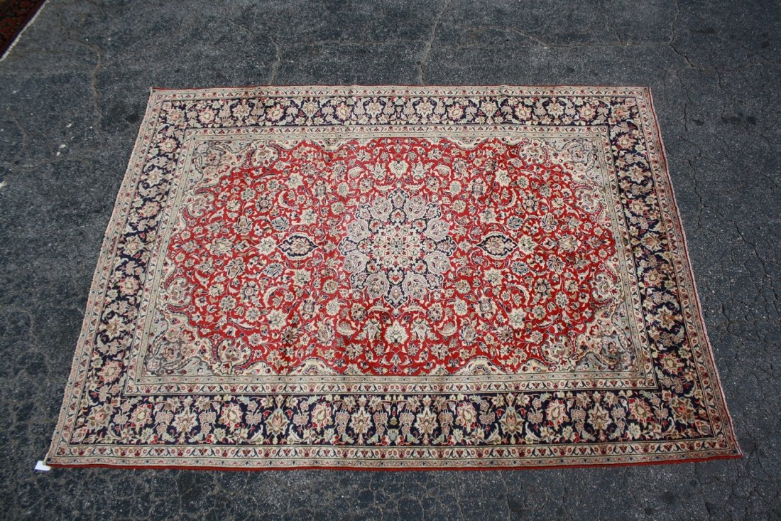 9'7 x 12'10 Persian Isfahan rug: 9'7 x 12'10 Persian Isfahan rug