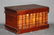 French wood faux book box with hidden entry - 2