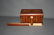 French wood faux book box with hidden entry - 3