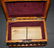 French wood faux book box with hidden entry - 6