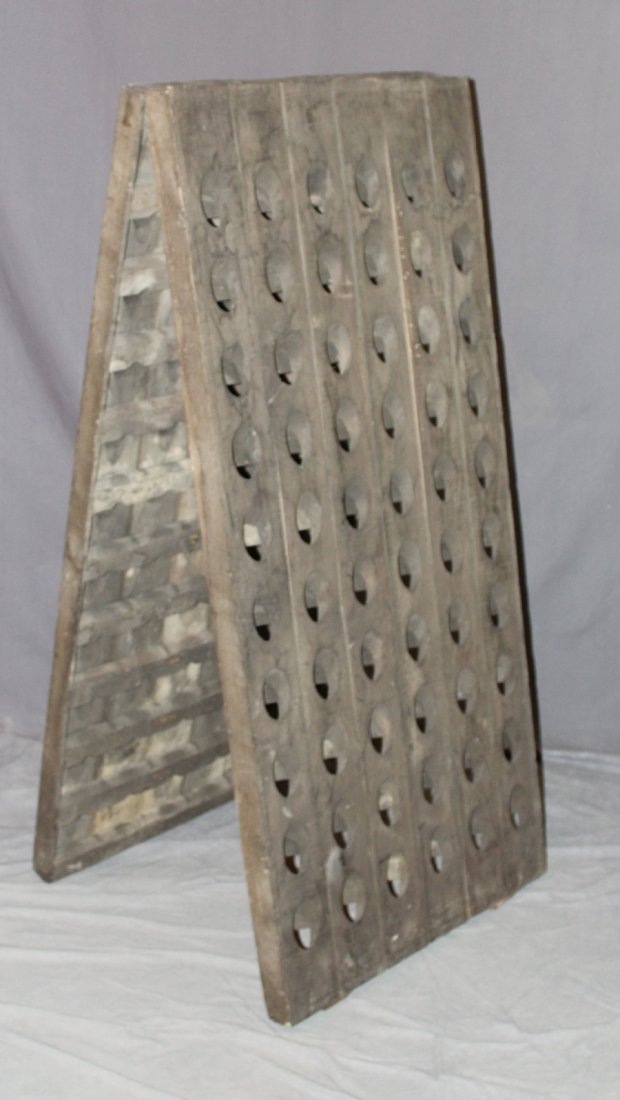 Vintage French A-frame champagne riddling rack (1 of 2)