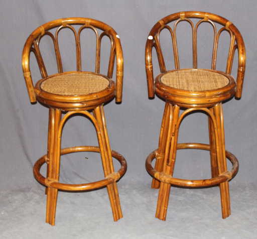 Bamboo bar stools Clearance