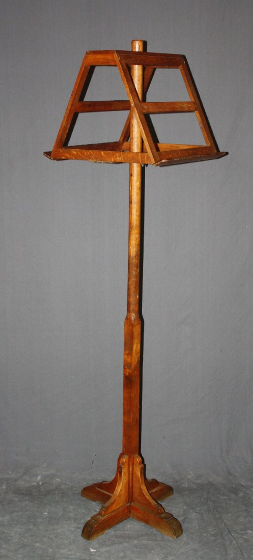 French oak adjustable lecturn (1 of 5)