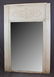 Antique French mirror with raised beaded garland