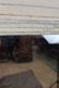 Antique French mirror with raised beaded garland - 3