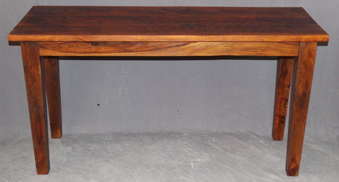 Sheesham wood console table (1 of 4)