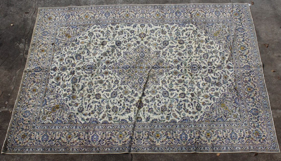 9.8 x 12.10 Persian Kashan rug (1 of 5)