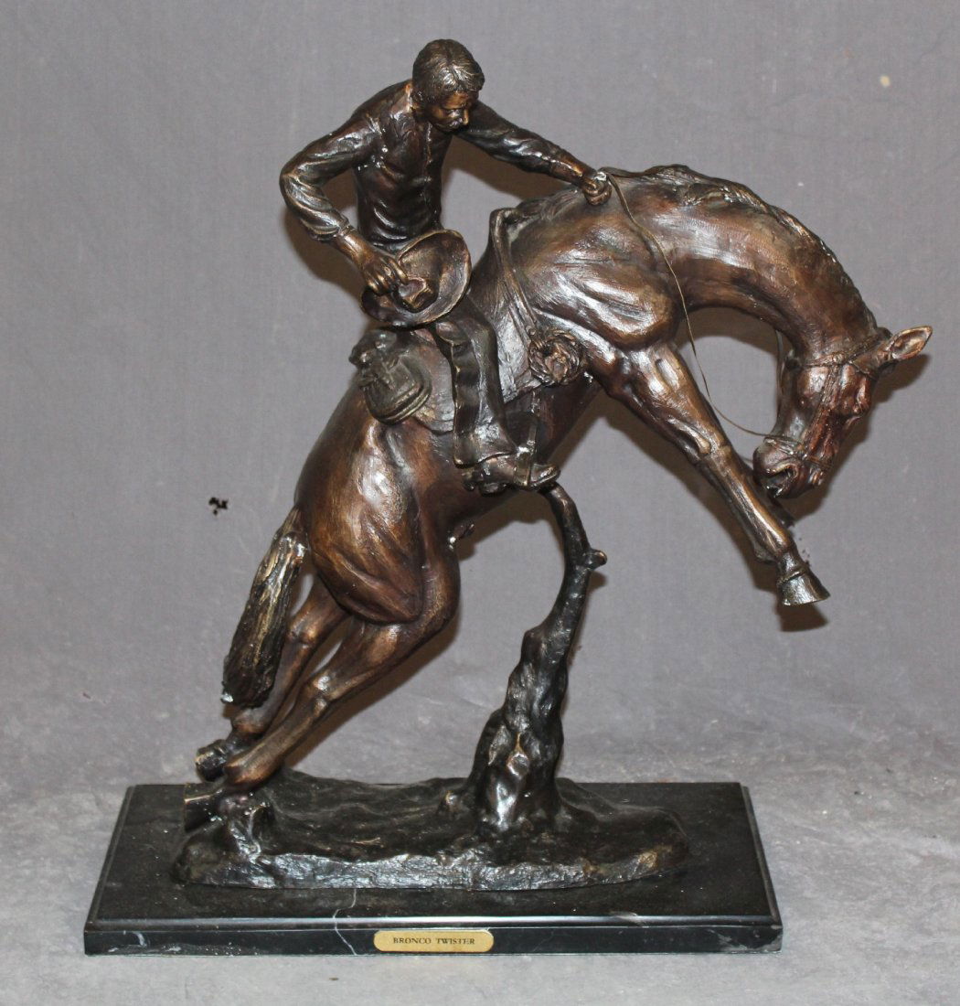 Bronze statue Bronco Twister After Remington (1 of 4)