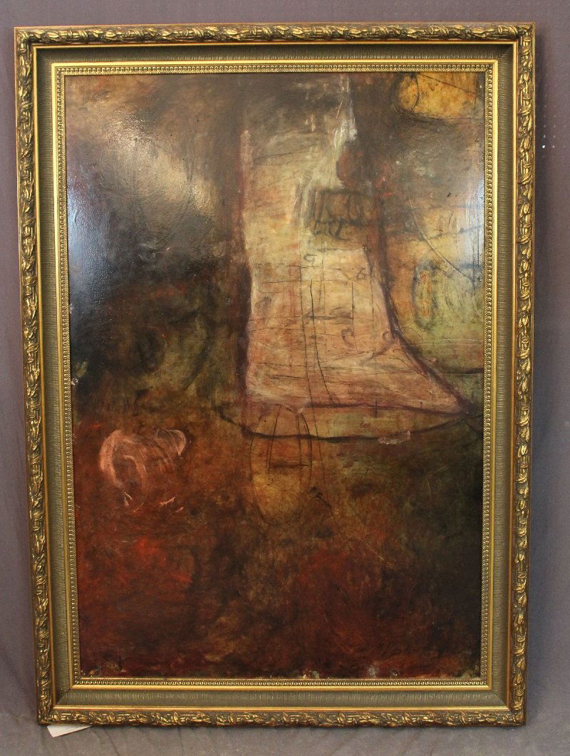 M. Pearlman abstract oil on board (1 of 4)