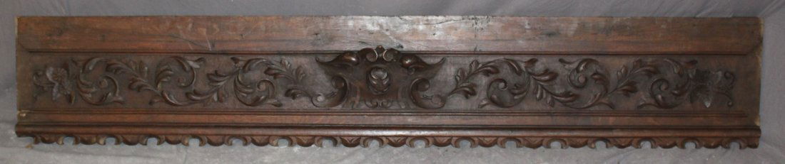 French Renaissance carved overdoor panel (1 of 4)
