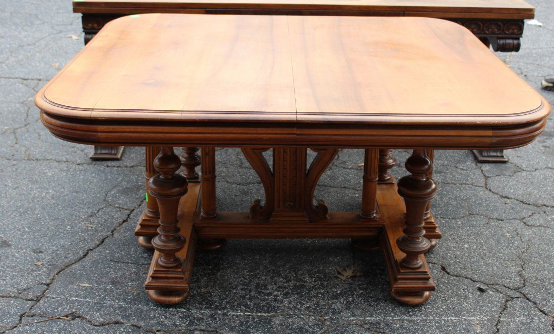 French Renaissance carved walnut table (1 of 3)
