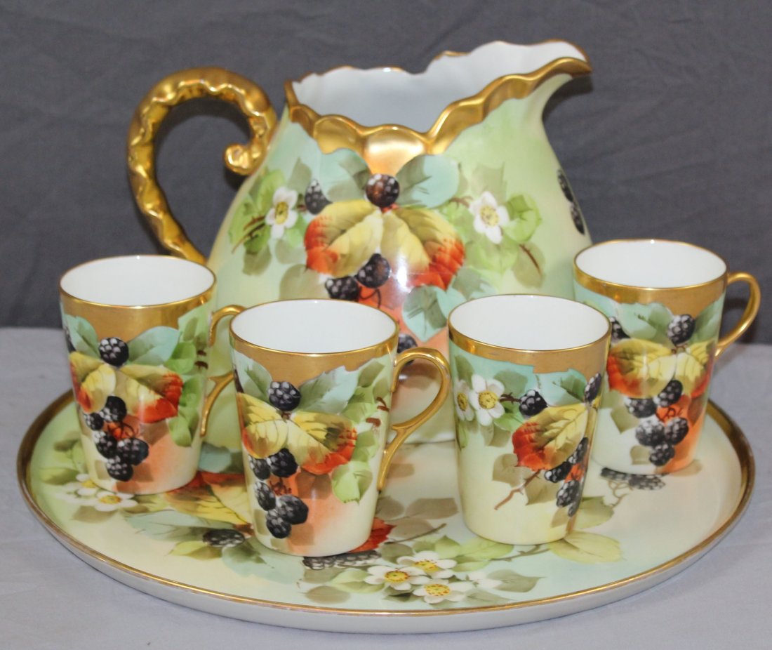 Hand painted porcelain  service (1 of 6)