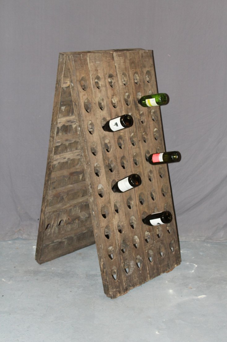 French A frame champagne riddling rack (1 of 3)