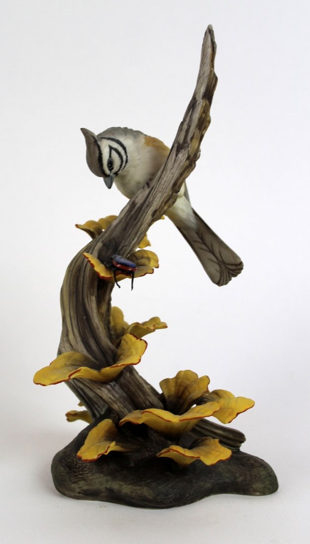 Boehm porcelain bird figurine on branch (1 of 3)