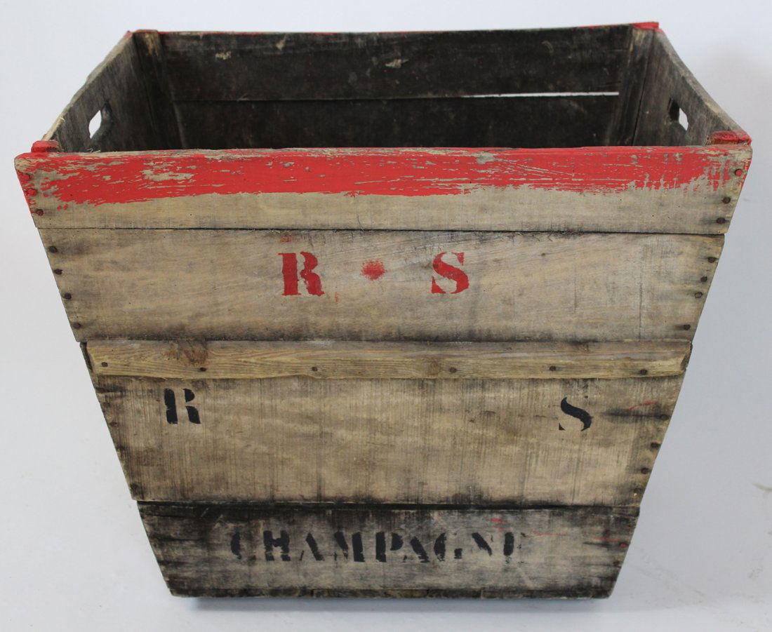 French champagne grape harvest basket (1 of 4)
