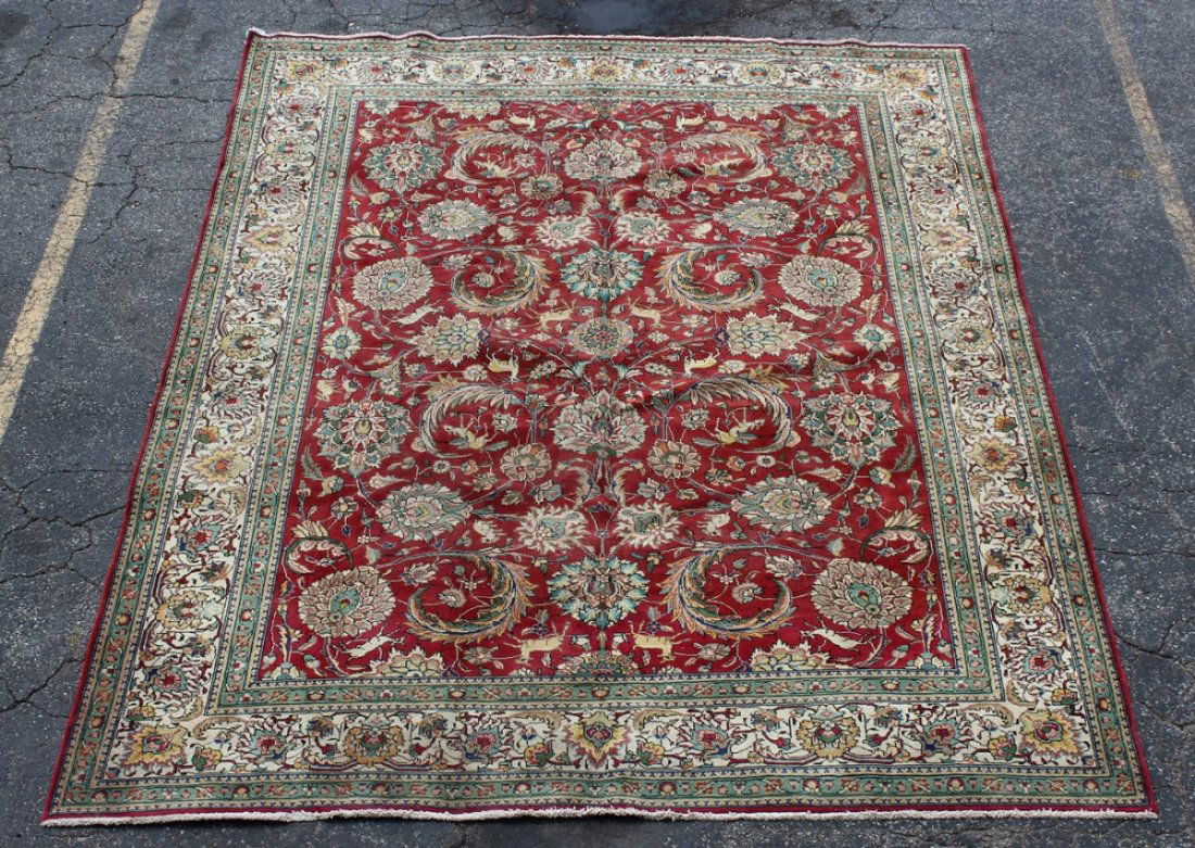 8.3 x 11 Persian Tabriz rug (1 of 4)