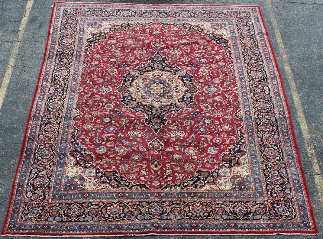 9.7 x 12.10 Persian Mashad rug: 9.7 x 12.10 Persian Mashad rug