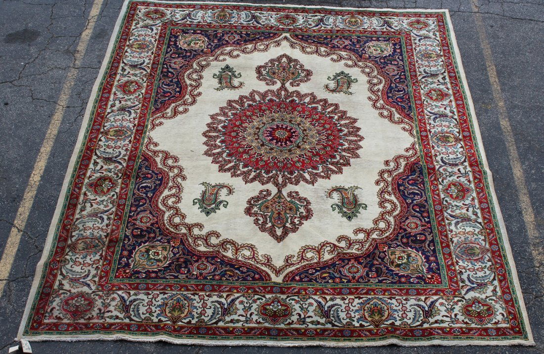 10 x 12.7 Persian Tabriz rug (1 of 5)