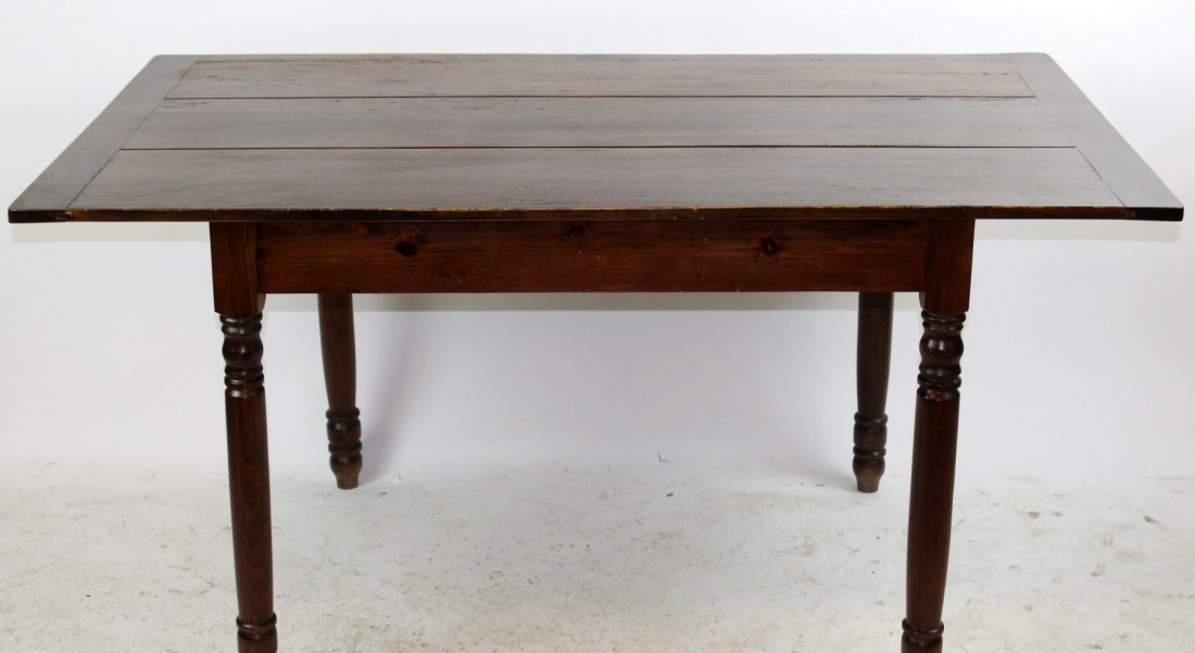 Provincial plank top farmhouse table (1 of 4)