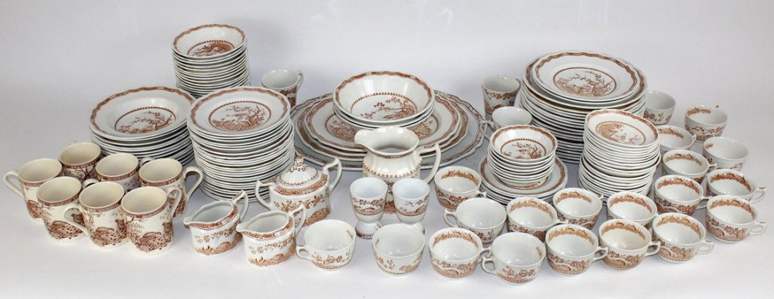 Large lot of Furnivals Brown Quail English china (1 of 2)