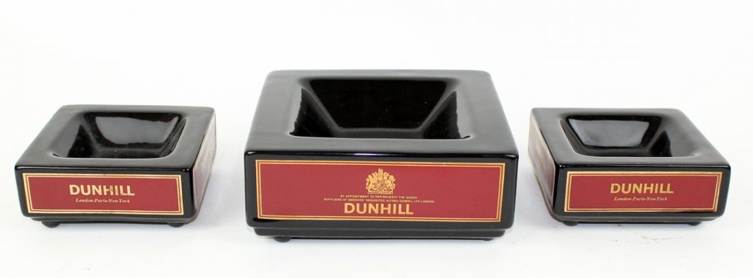 Lot of 3 Wade PM Dunhill ashtrays (1 of 5)