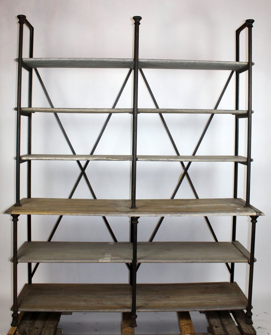 French Industrial open bookcase (1 of 5)
