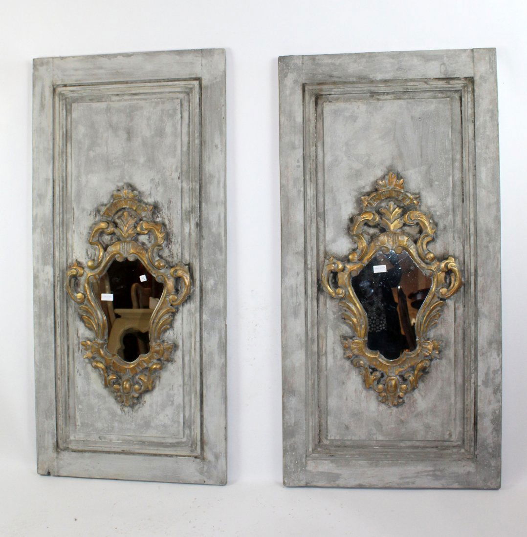 Pair of French trumeau mirrors (1 of 5)